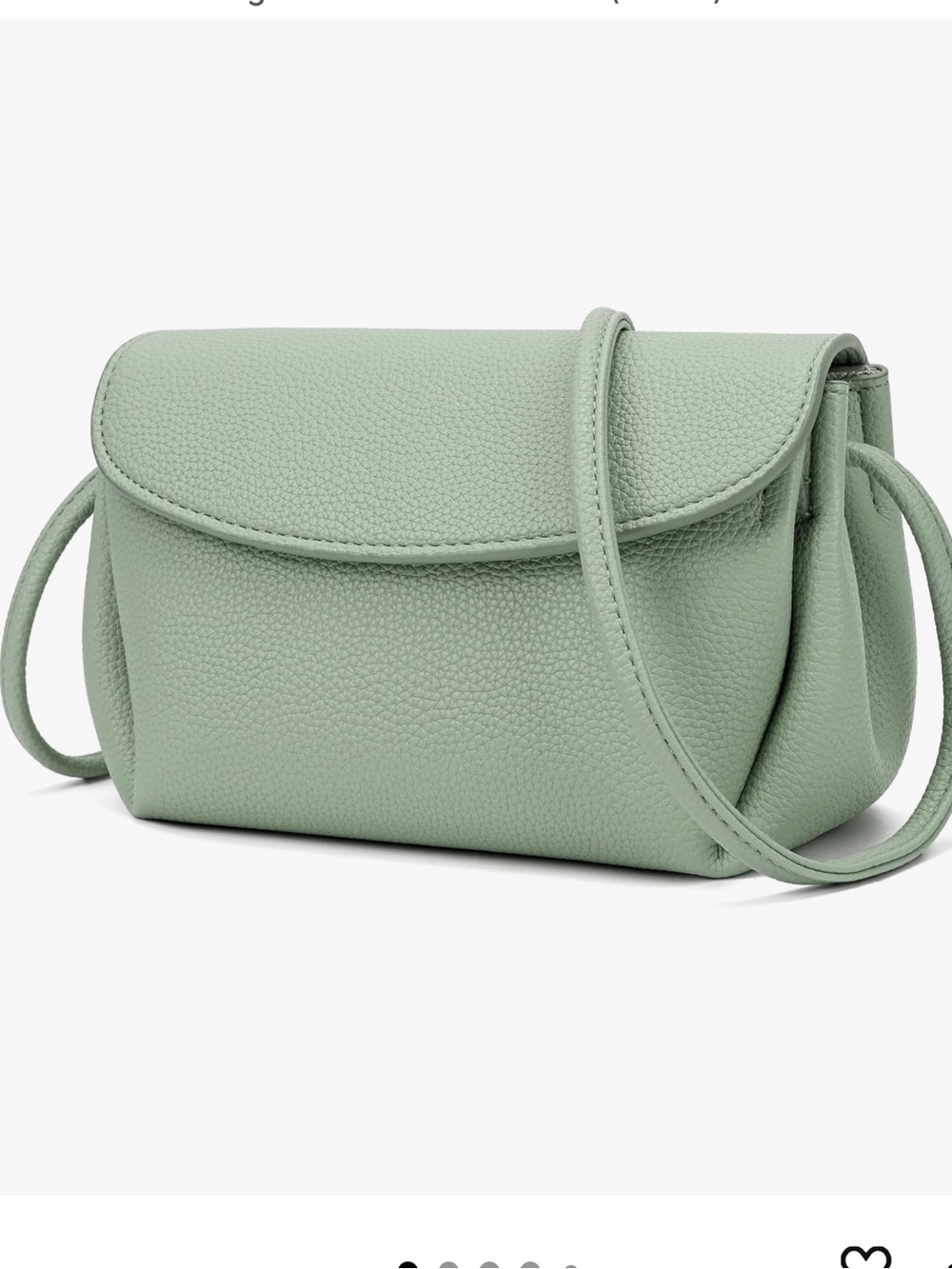 Green Faux Leather Bag